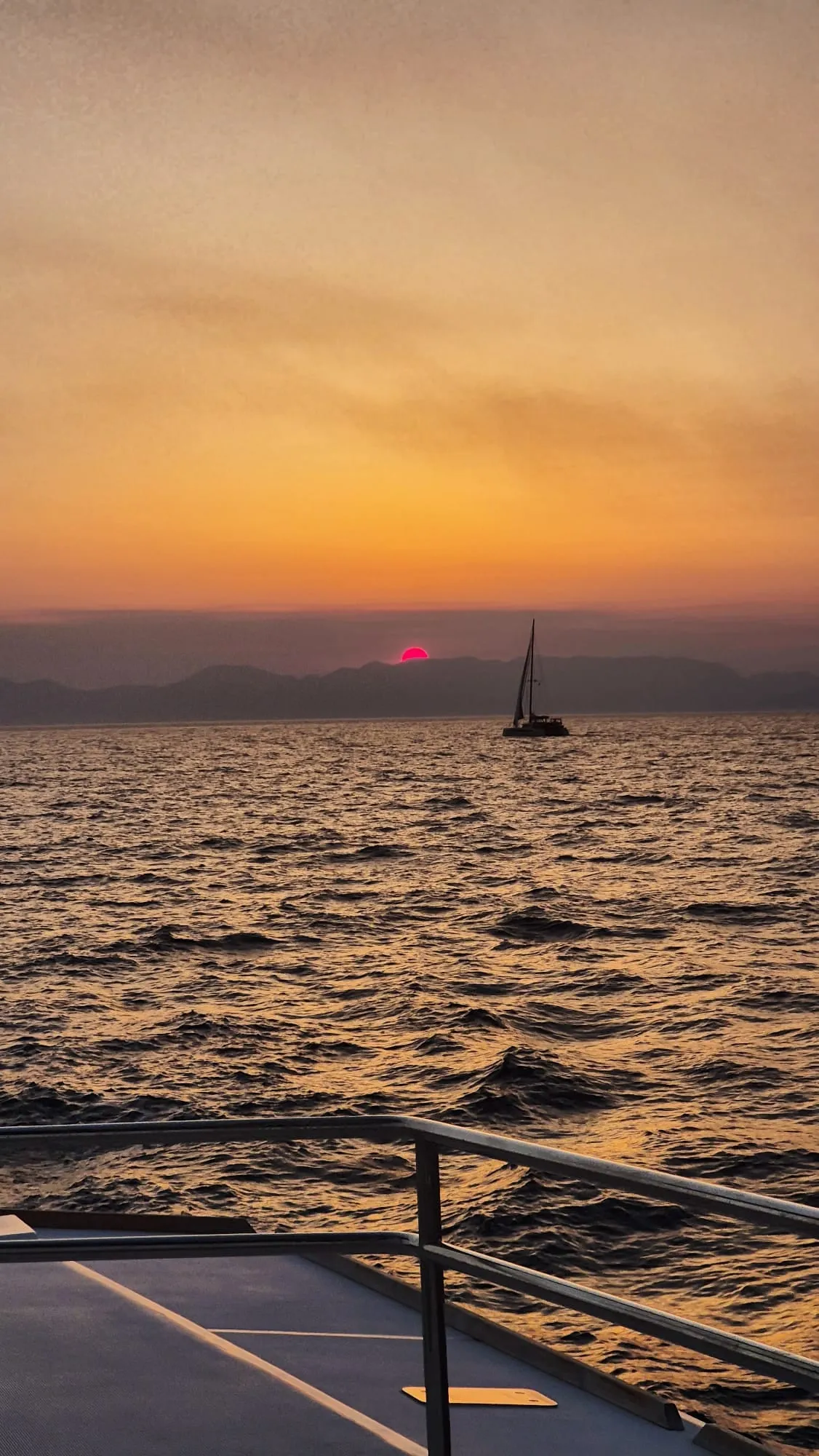 A sailboat silhouette